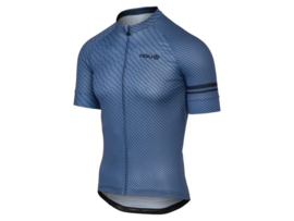 AGU Essential Chippie Lines heren fietsshirt korte mouwen - specchio blue