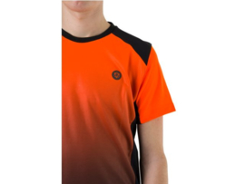 AGU MTB fietsshirt korten mouwen - zwart/oranje