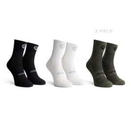 Rogelli Core zomer fietssokken - combi - 3 pack