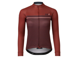 AGU Classic III SIX6 dames fietsshirt lange mouwen - spice