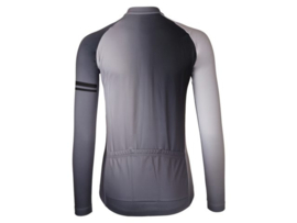 AGU Essential Gradient dames fietsshirt lange mouwen - zwart/grijs