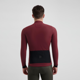 Rogelli Signature heren fietsshirt lange mouwen - rood