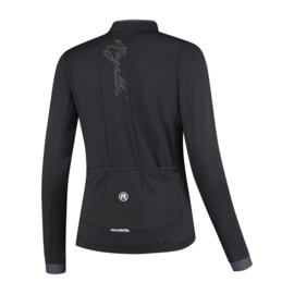 Rogelli Essential dames fietsshirt lange mouwen - zwart