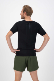 Rogelli Essential hardloopshirt heren korte mouw - zwart