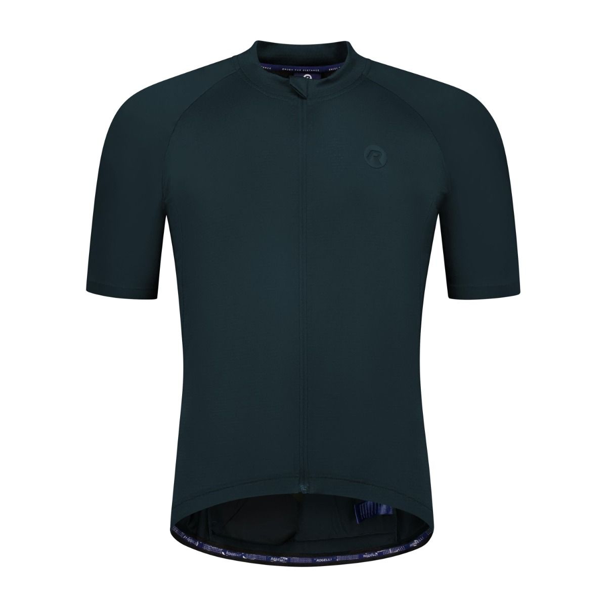 Rogelli Essential II heren zomer fietskledingset - zwart/blauw