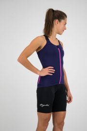 Rogelli Twist dames fiets tanktop – blauw/roze