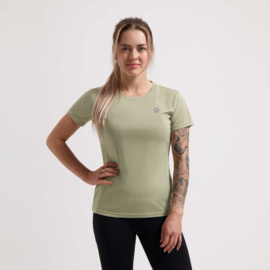 Rogelli Core hardloopshirt dames korte mouw - taupe