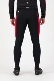 Rogelli Tyro lange heren fietsbroek - zwart/rood