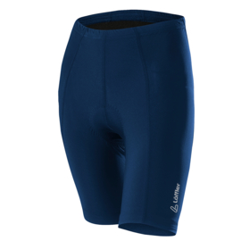 Löffler Basic korte dames fietsbroek - blauw