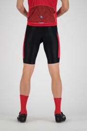 Rogelli Tyro heren bibshort - zwart/rood