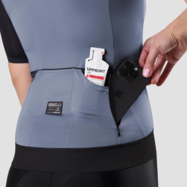 Rogelli Distance II dames fietsshirt korte mouwen - paars/zwart