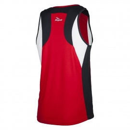 Rogelli Darby hardloop singlet heren - rood/zwart/wit