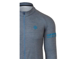AGU Performance merino fietsshirt lange mouwen - steel blue