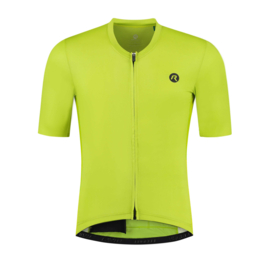 Rogelli Distance heren fietsshirt korte mouwen - lime