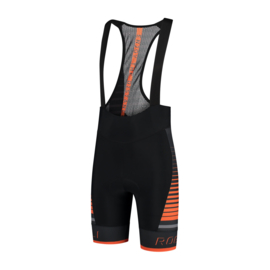 Rogelli Hero heren bibshort - zwart/oranje