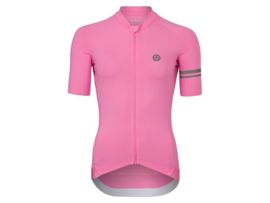 AGU Performance Solid  dames fietsshirt korte mouwen - kawaii pink