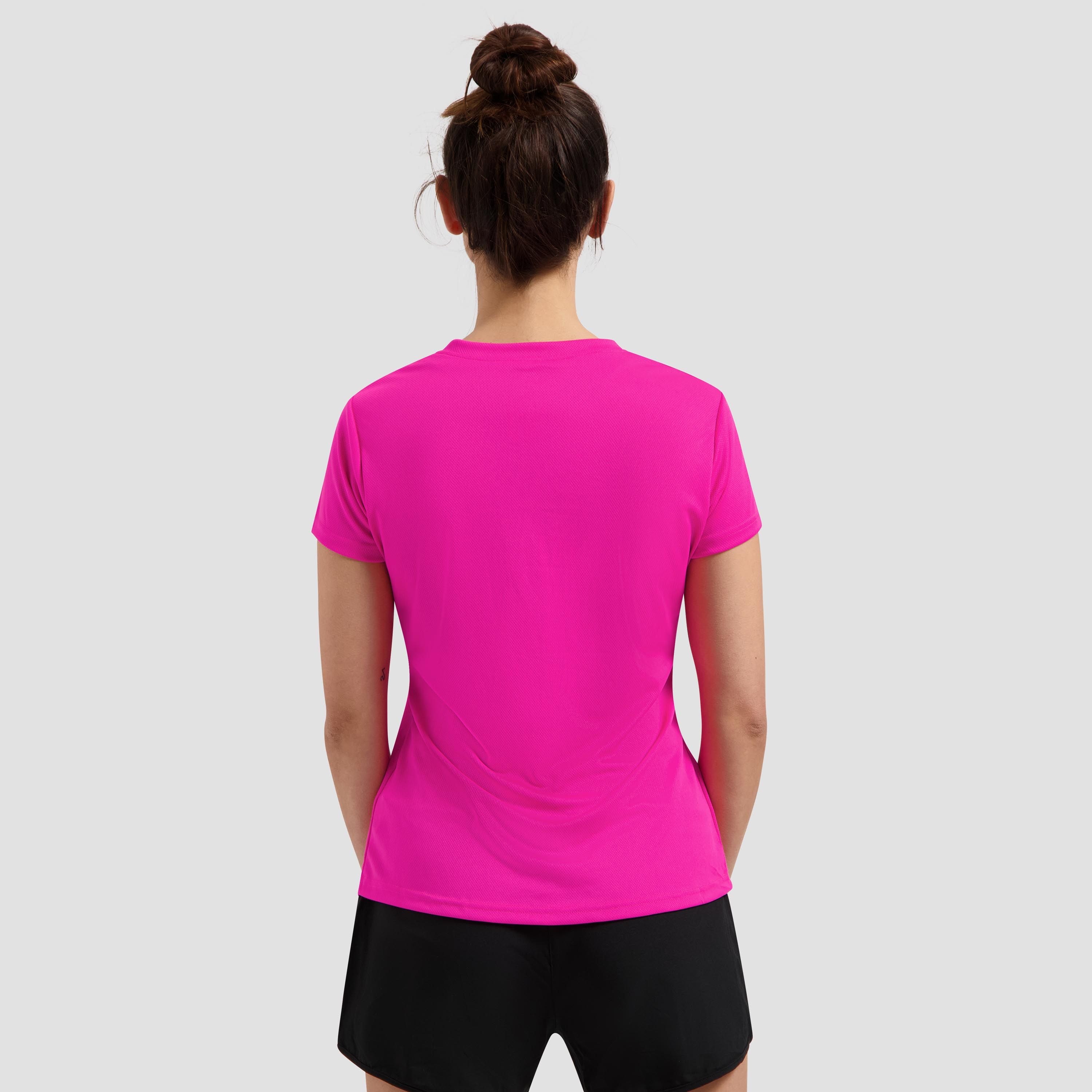 Rogelli Promo dames hardloopshirt korte mouw - roze