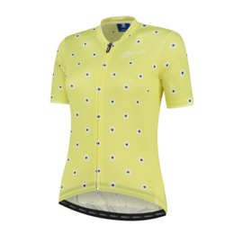 Rogelli Daisy dames fietsshirt korte mouwen - geel
