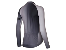 AGU Essential Gradient dames fietsshirt lange mouwen - zwart/grijs