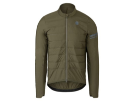 AGU Padded Performance heren winter fietsjack - legergroen