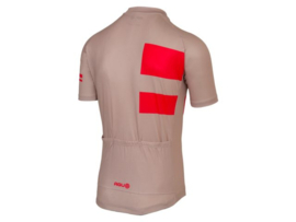 AGU Essential Stripes fietsshirt korte mouwen - bond greige