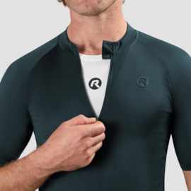 Rogelli Essential II heren fietsshirt korte mouwen - blauw
