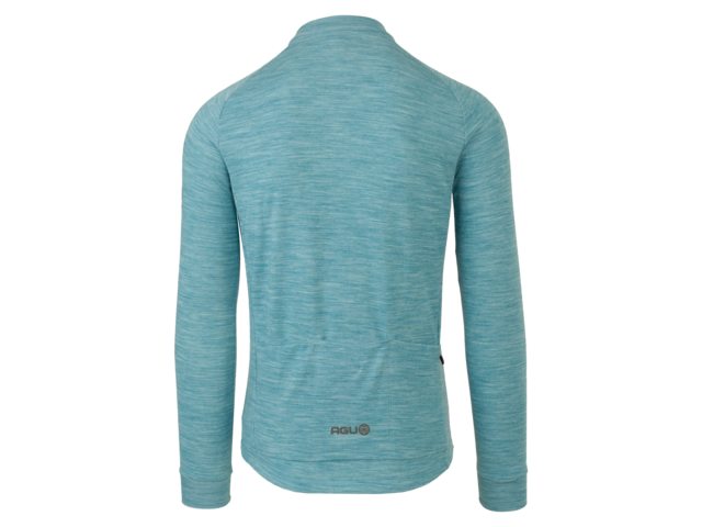AGU Performance merino heren fietsshirt lange mouwen - liberty blue