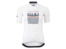 AGU SIX6 Classic III dames fietsshirt korte mouwen - arctic white