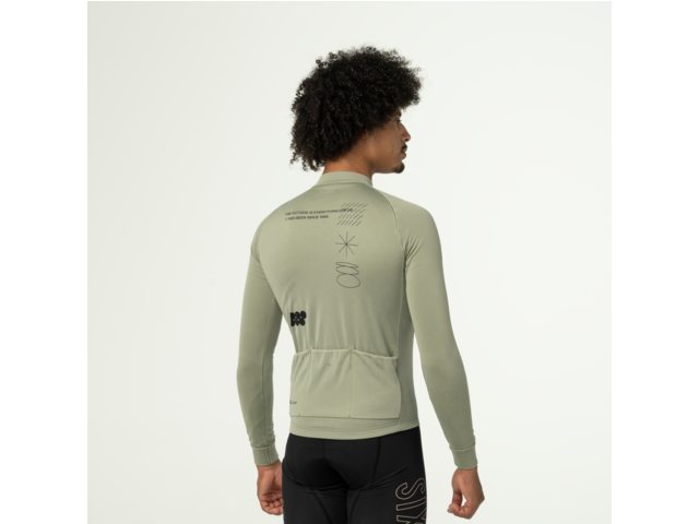 AGU Classic SIX6  heren fietsshirt lange mouwen - roots green