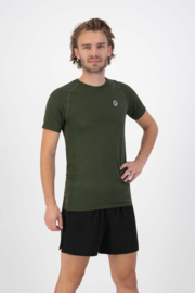 Rogelli Essential hardloopshirt heren korte mouw - groen