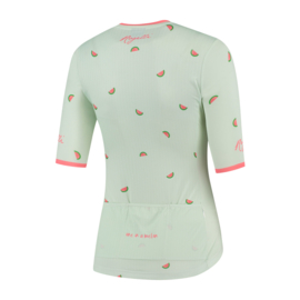 Rogelli Fruity dames fietsshirt korte mouwen - mint/coral (eco)