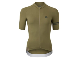 AGU Performance Solid  dames fietsshirt korte mouwen - strategy green