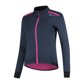 Rogelli Pesara/Liona dames winter fietskledingset - blauw/roze/zwart