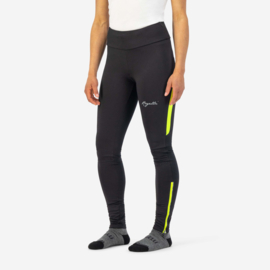 Rogelli Core Winter lange hardloopbroek dames - zwart/fluor
