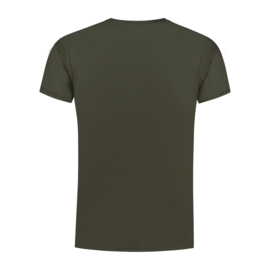 Rogelli Promo hardloopshirt heren korte mouw - military green
