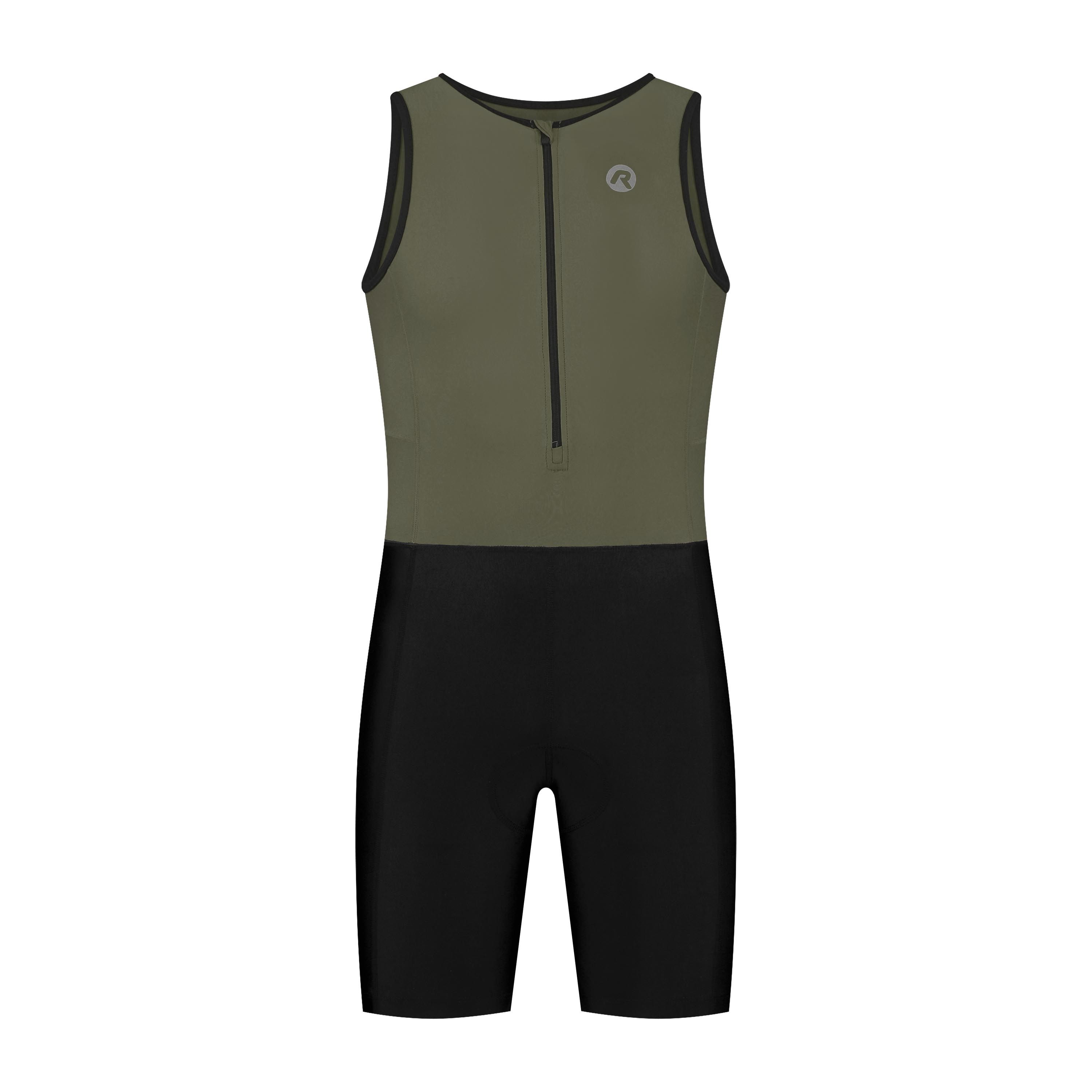 Rogelli Florida triathlon suit - legergroen/zwart