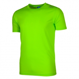 Rogelli Promo hardloopshirt heren korte mouw - fluor groen