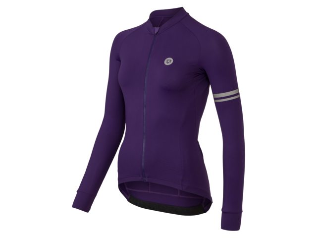 AGU Solid dames fietsshirt lange mouwen - purple rain