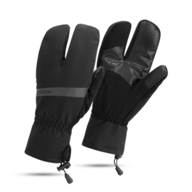 Rogelli Nova Lobster winter fietshandschoenen - zwart