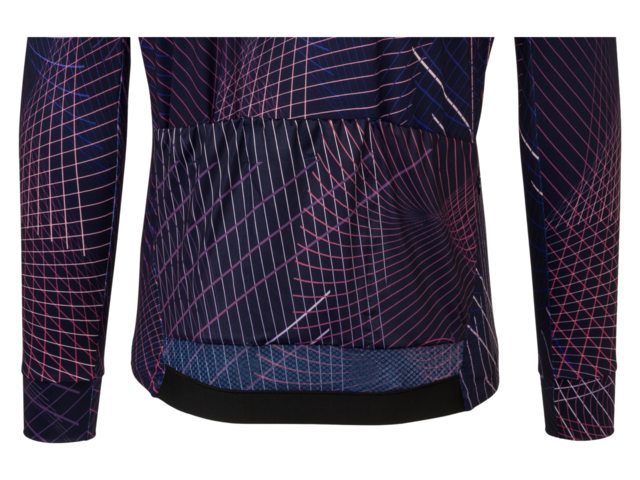 AGU Performance Nocturnal Lines heren fietsshirt lange mouwen - paars