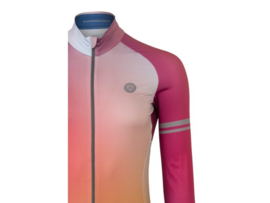 AGU Gradient dames fietsshirt lange mouwen - multicolor