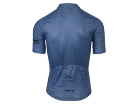AGU Essential Chippie Lines heren fietsshirt korte mouwen - specchio blue