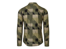 AGU Essential Triangle Stripe fietsshirt lange mouwen - strategy
