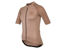 AGU Classic SIX6 dames fietsshirt korte mouwen - Classic toffee