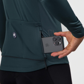 Rogelli Essential II heren fietsshirt lange mouwen - blauw