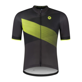 Rogelli Groove fietsshirt korte mouwen - zwart/fluor