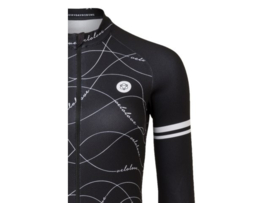 AGU Velo Wave dames fietsshirt lange mouwen - zwart