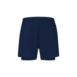 Rogelli Essential 2-in-1 korte hardloopbroek heren - blauw