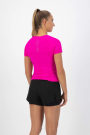 Rogelli Essential hardloopshirt dames korte mouw - roze