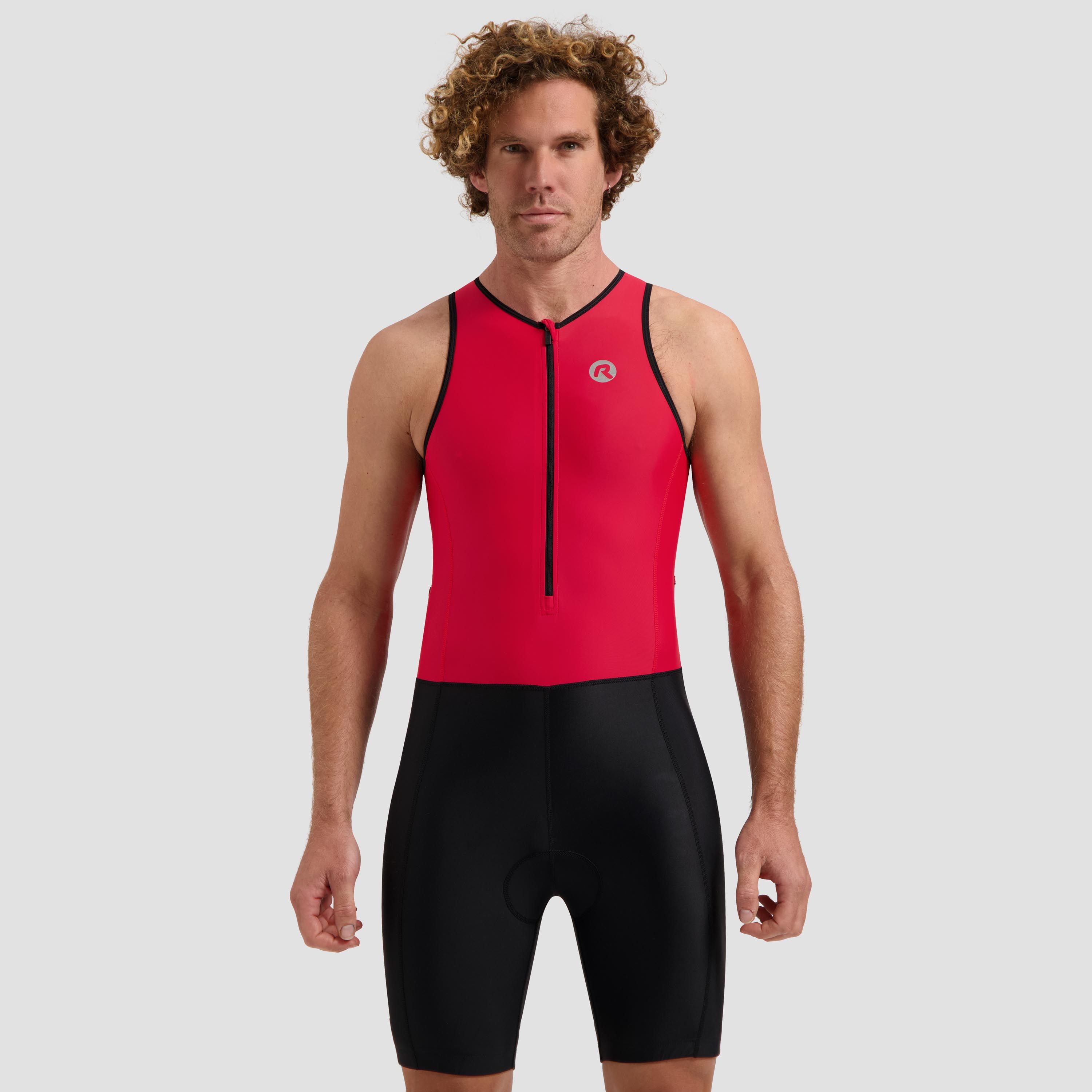 Rogelli Florida triathlon suit - zwart/rood
